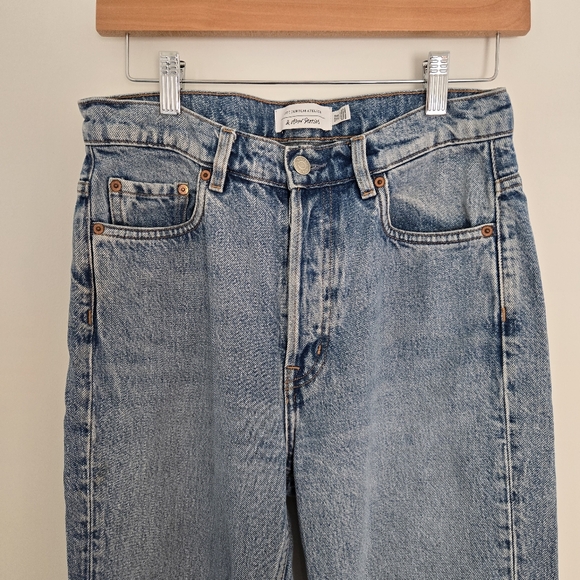 & Other Stories Straight Leg Fray Hem Ankle Jeans - Picture 3 of 7